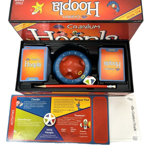 Cranium 2002 Vtg Hoopla Card Game - Picture 2 of 8
